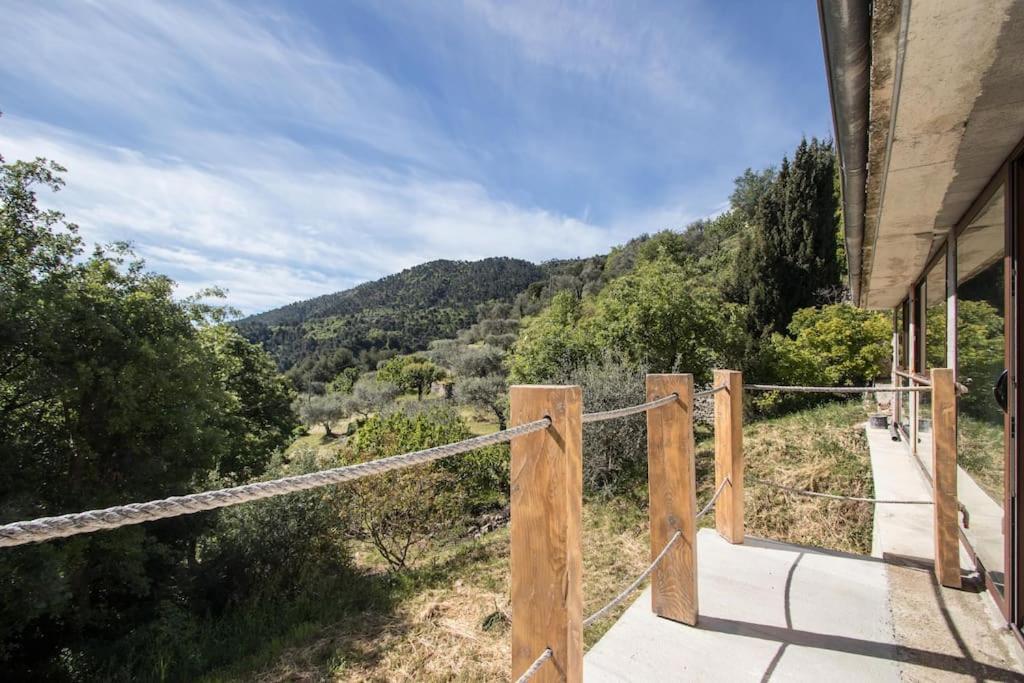 Bas De Villa Au Milieu Des Oliviers. Chateauneuf-Villevieille Esterno foto