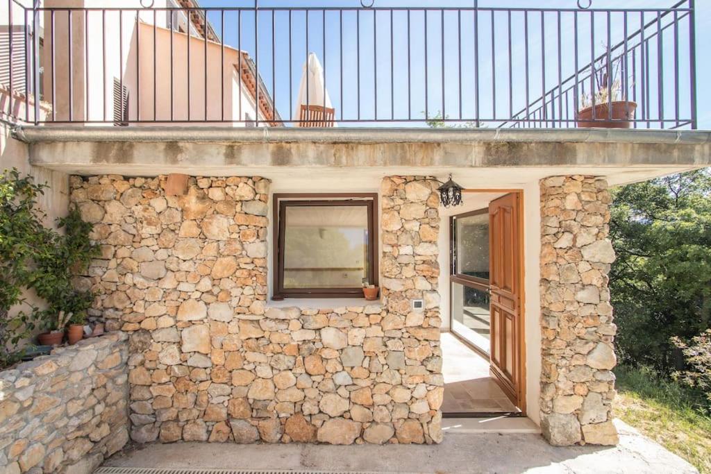 Bas De Villa Au Milieu Des Oliviers. Chateauneuf-Villevieille Esterno foto
