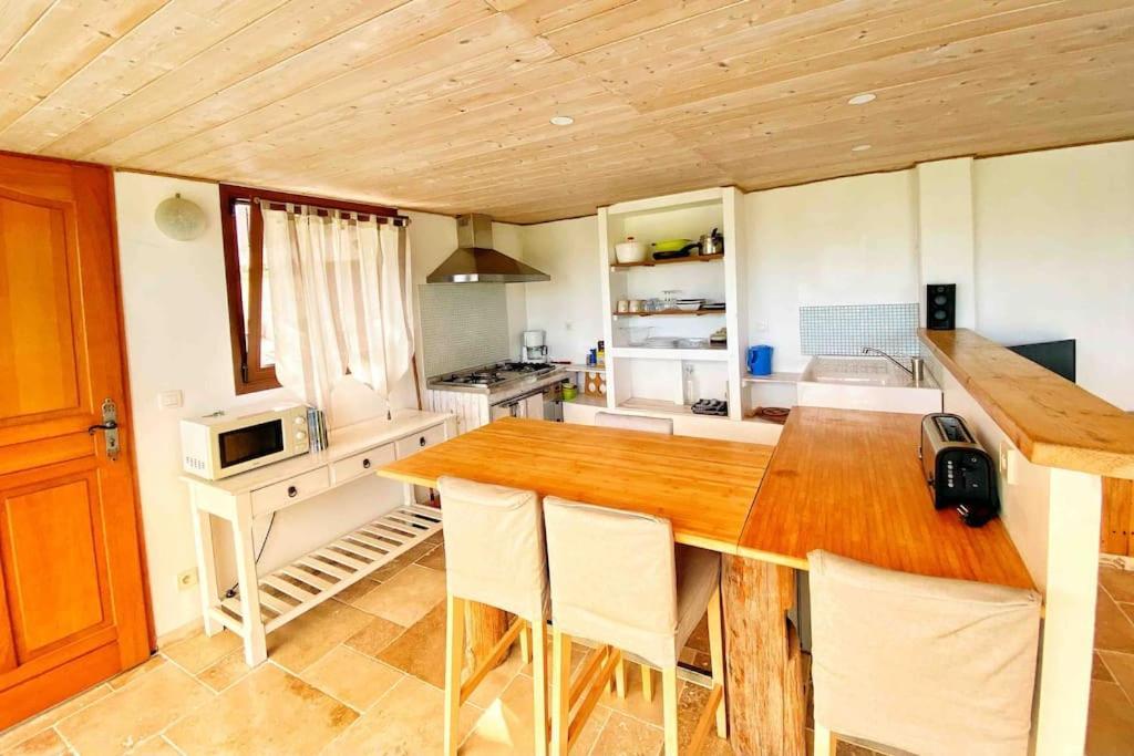 Bas De Villa Au Milieu Des Oliviers. Chateauneuf-Villevieille Esterno foto