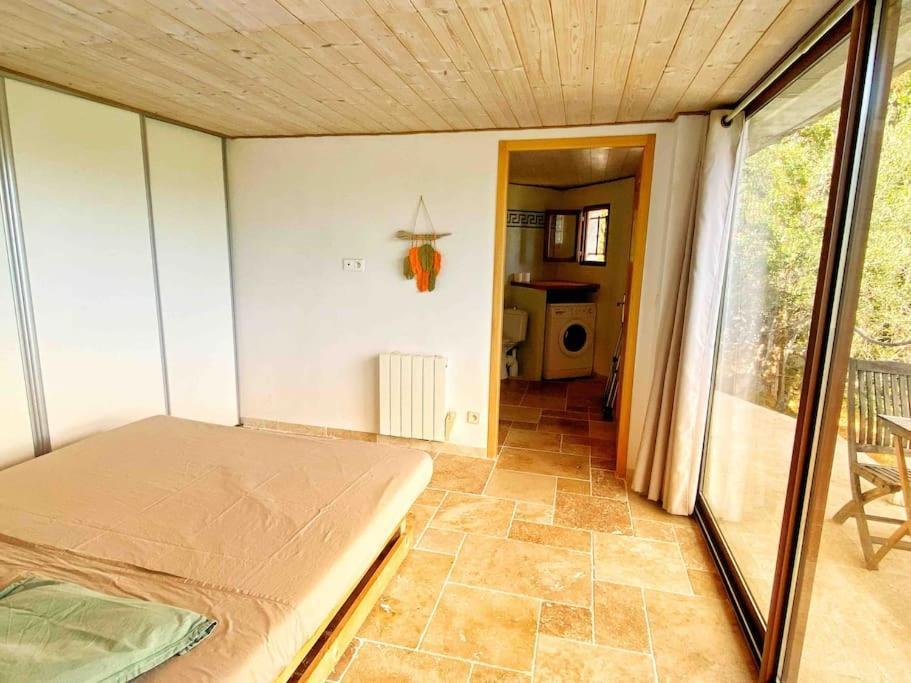 Bas De Villa Au Milieu Des Oliviers. Chateauneuf-Villevieille Esterno foto